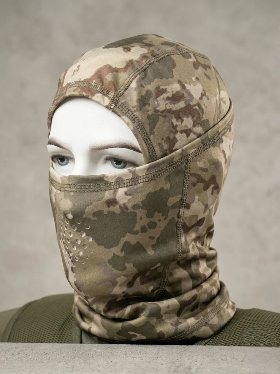 Anadolu Tactical Kamuflaj Desenli Taktik Yüz Maskesi – Nefes Alabilir Outdoor Balaklava
