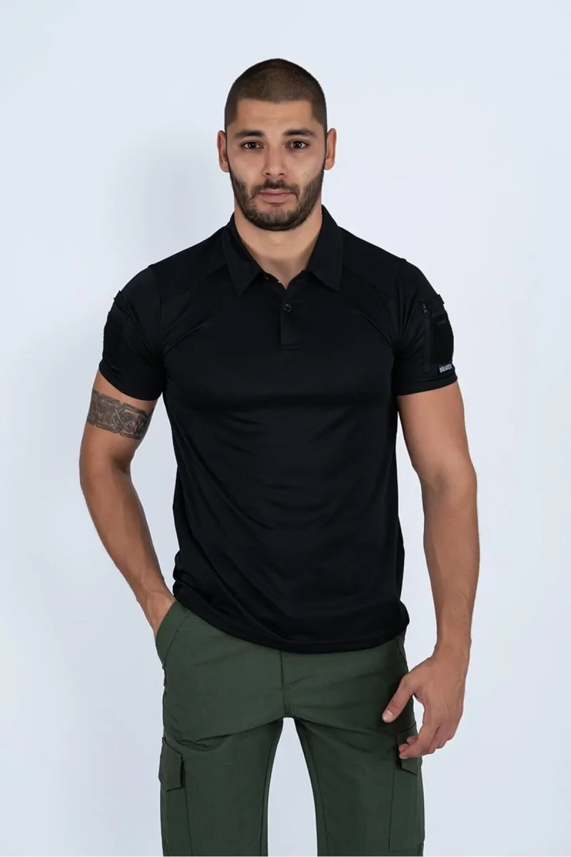 BİKATEX Tactical Taktik Tişört Lacost Polo Gömlek Yaka T-shırt Outdoor Tişört - 802