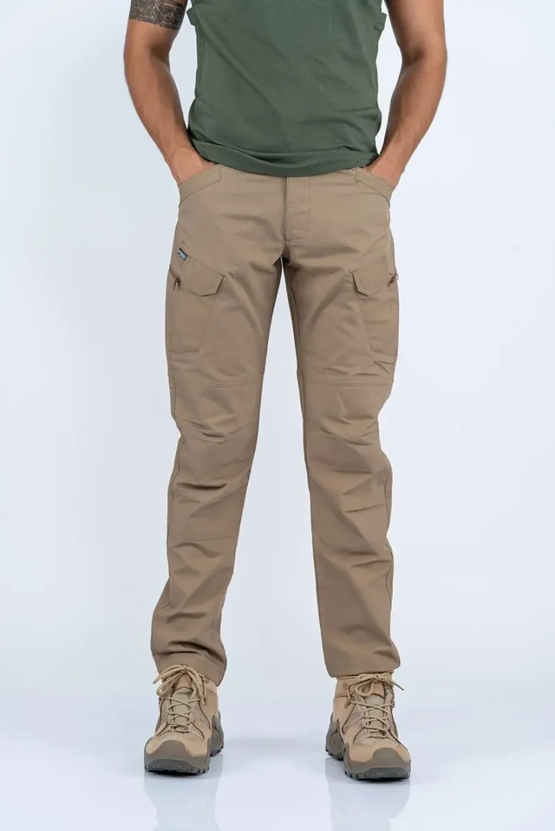 Combat Tactical Outdoor Taktik Pantolon Ripstop Çok Cepli Kargo Pantolonu - 501- Bej