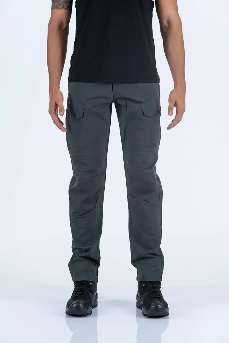 Combat Tactical Outdoor Taktik Pantolon Ripstop Çok Cepli Kargo Pantolonu - 501 - Gri